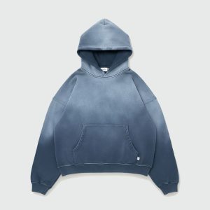 blue hoodie